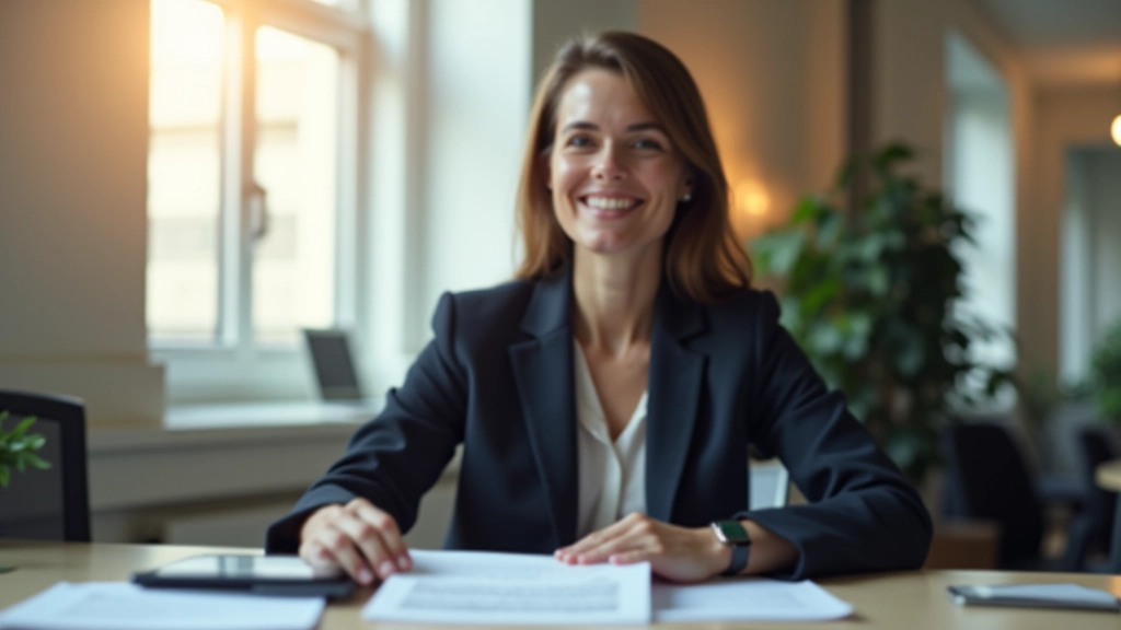 Právník a klient sedící u stolu s hypoteční smlouvou a pojistnou dokumentací